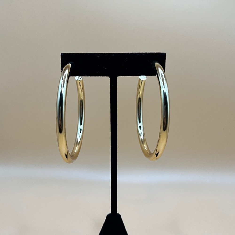 Faux gold earrings